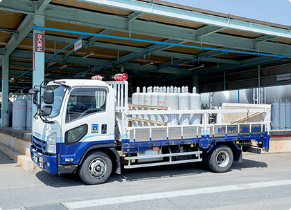 環境への負荷が小さく、都市ガス(13A天然ガス)に比べカロリーが高い。